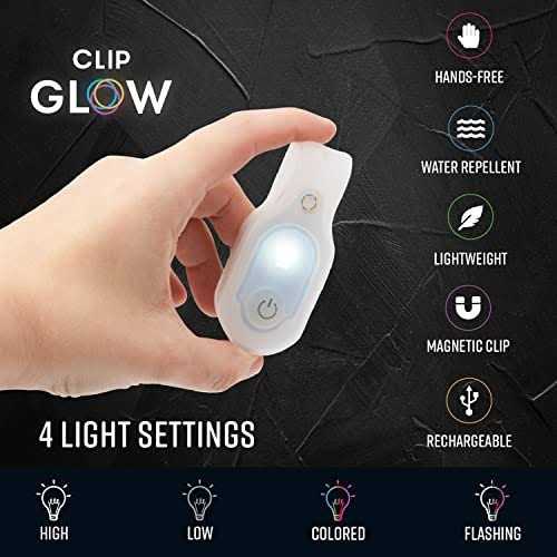 Lightsflo Clipglow Rechargeable Night Light Nurse Nightshift Hands Free Lightweight Emergency Flashlight For Walking Running Pets Outdoors - Image 5