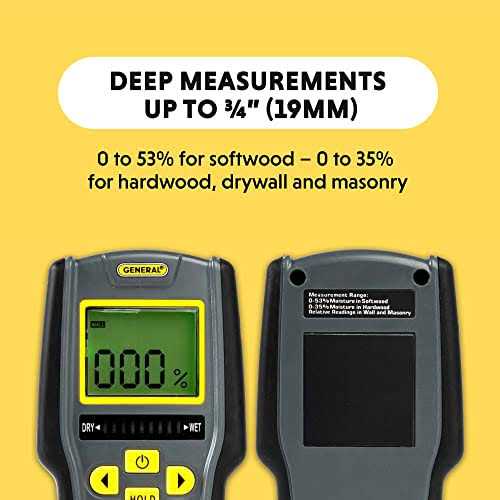 General Tools MMD7NP Moisture Meter Pinless - Image 4