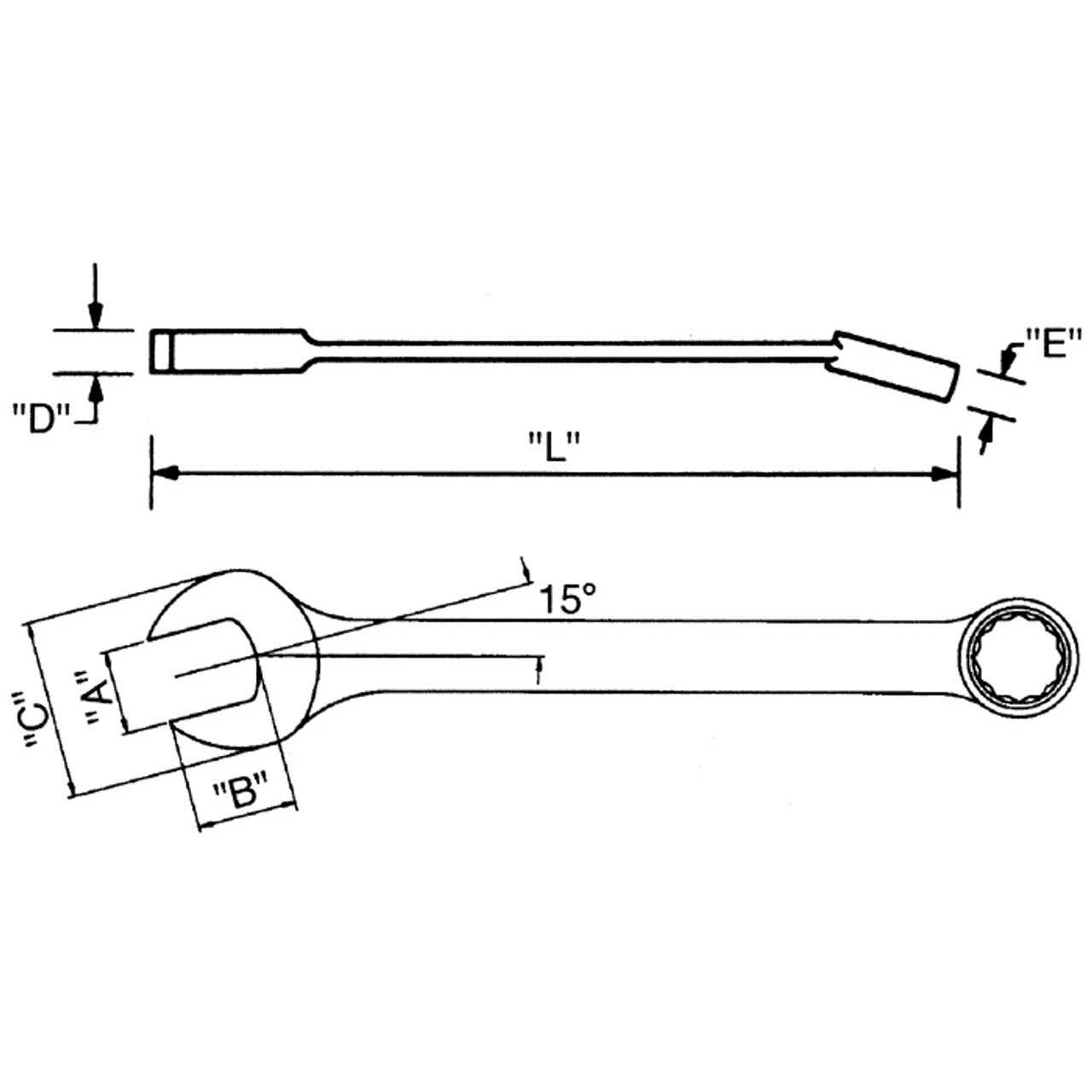 Wright Tool 12 Point Combination Wrench - Image 3