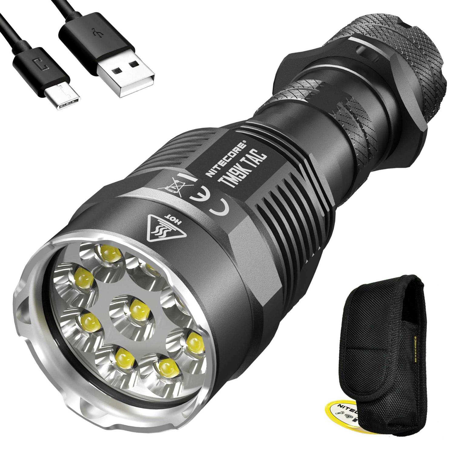 Nitecore TM9K Flashlight Rechargeable