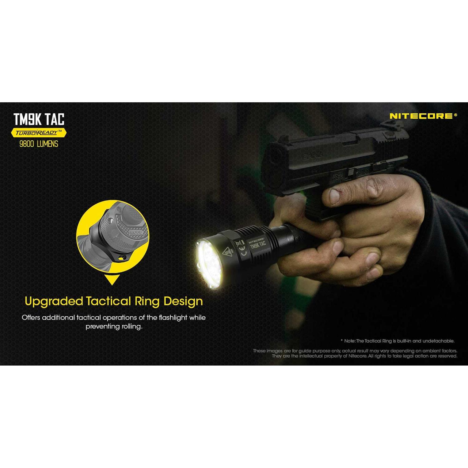 Nitecore TM9K Flashlight Rechargeable - Image 4