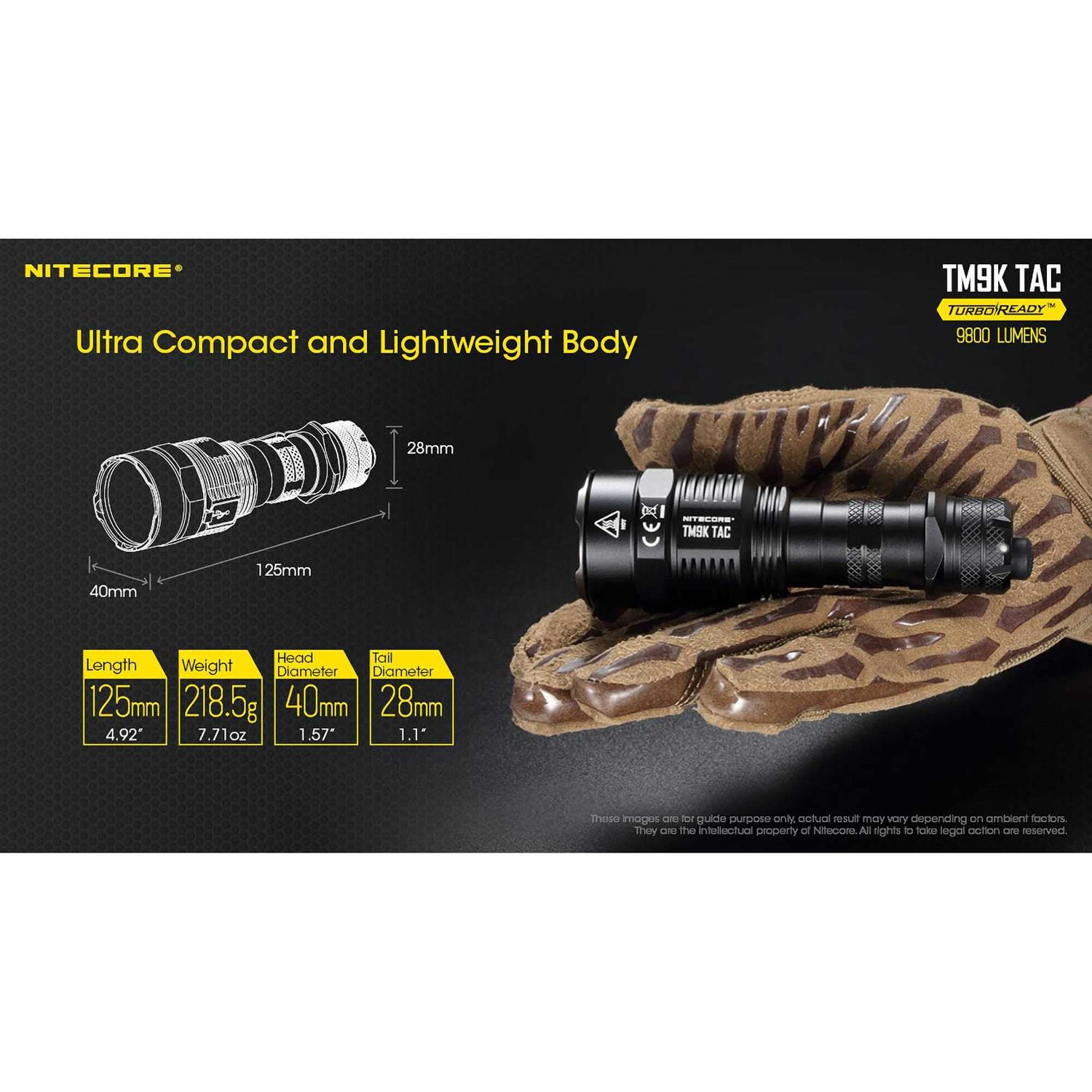Nitecore TM9K Flashlight Rechargeable - Image 5