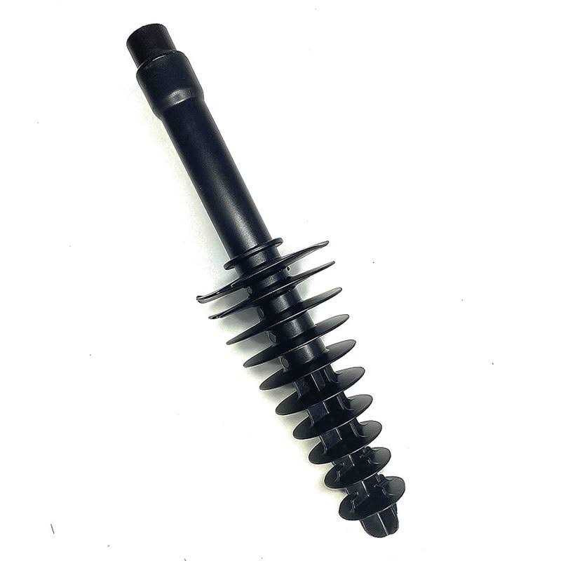 HOMEGOAL Toilet Plunger Siphon Type Toilet Clog Remover Flexible Rubber Head Stainless Steel Handle - Image 4