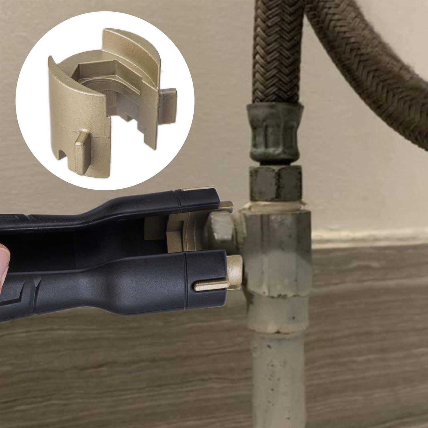 DURATECH Faucet Wrench, Sink Wrench, 8 in 1 Plumbing Wrench, Faucet Installation and Removal Tool for Plumbing Repair - Image 3