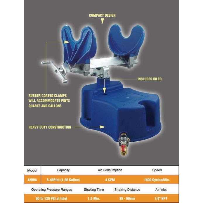 Air Operated Paint Shaker 4550A Astro Pneumatic - Image 5