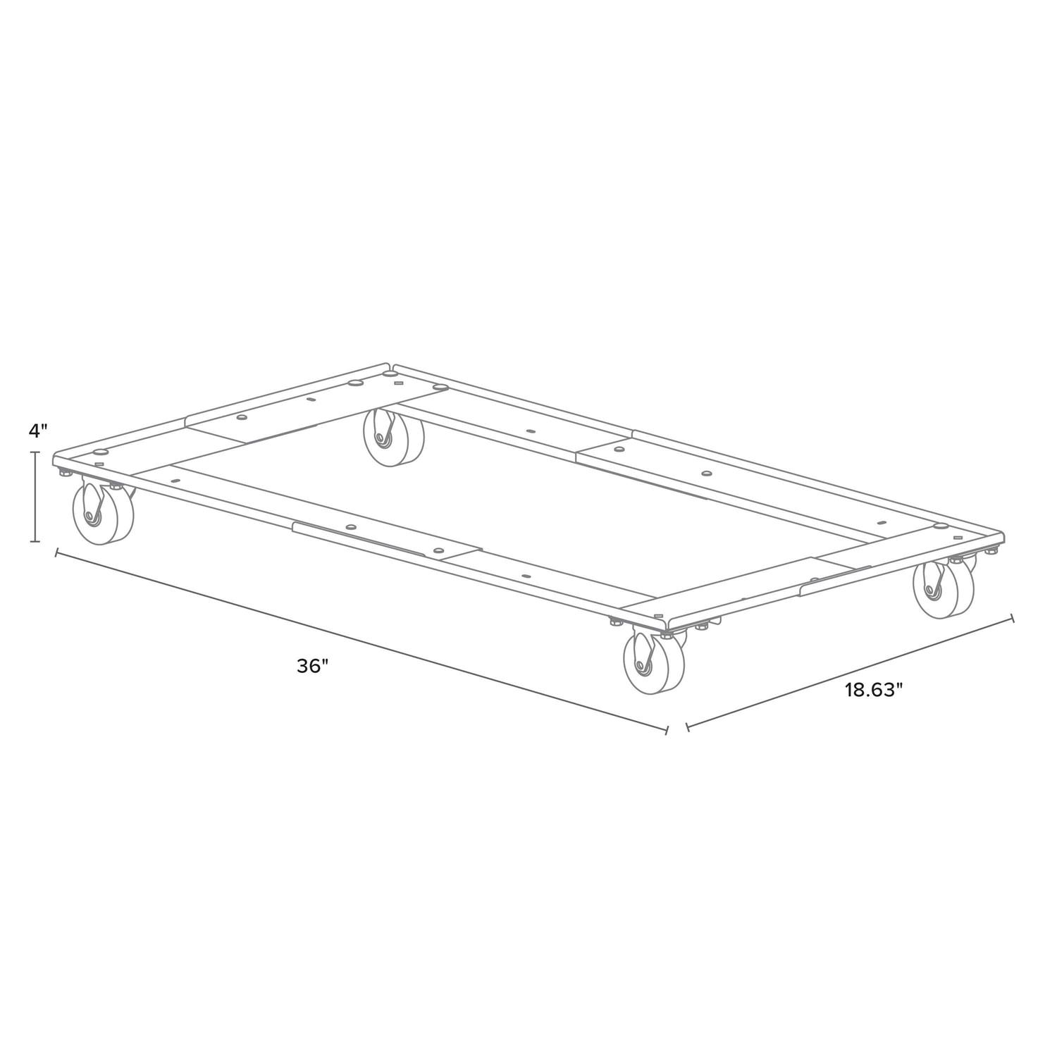 Hirsh 15030 Commercial Cabinet Dolly - Image 5