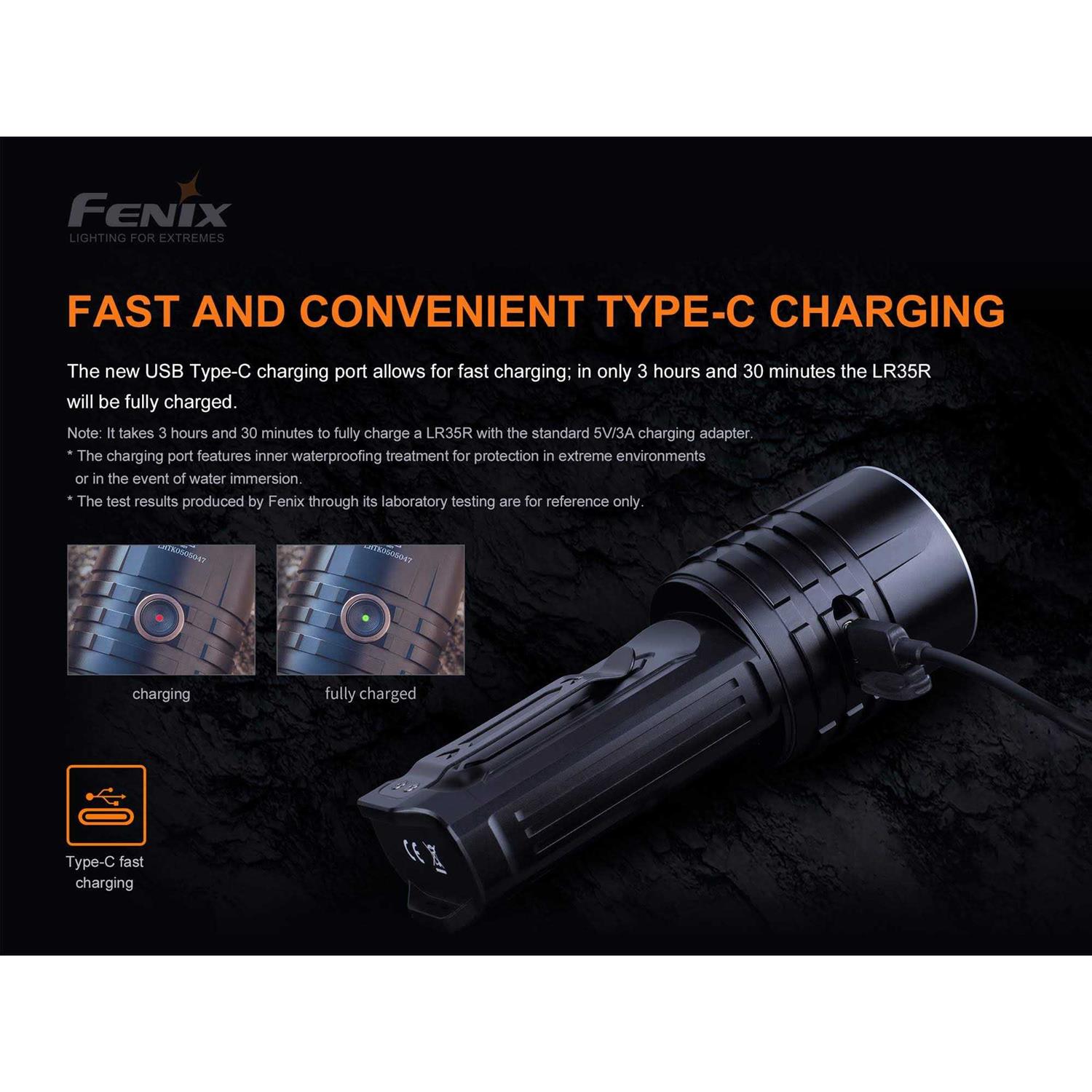 Fenix LR35R Rechargeable Flashlight - Image 3