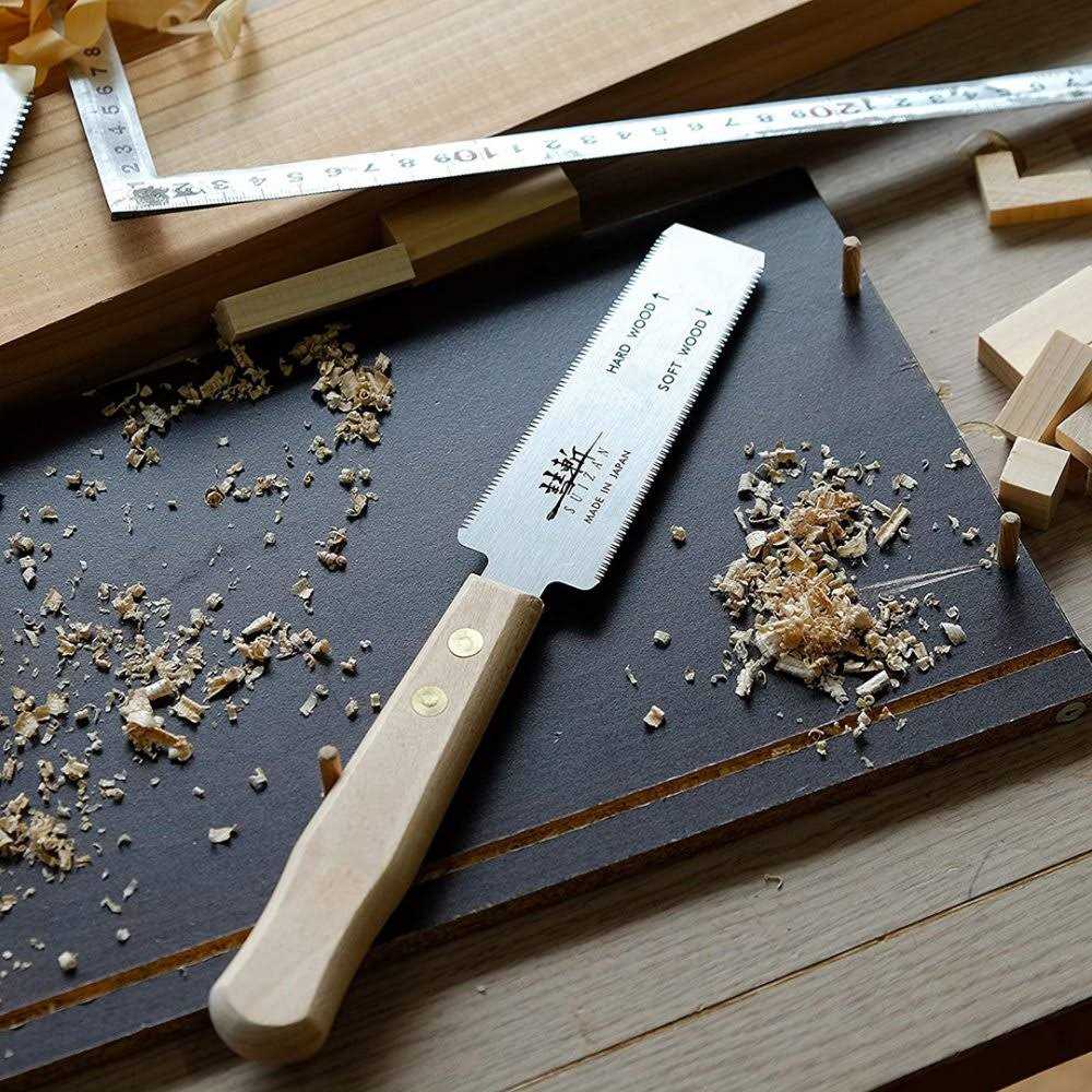 SUIZAN Japanese Flush Cut Saw Small Hand 5 Inch Pull for Hardwood and Softwood Woodworking tools Trim - Image 4