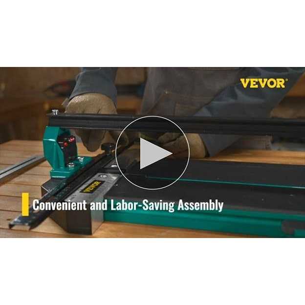 VEVOR Manual Tile Cutter 40 inch Porcelain Ceramic Tile Cutter with Tungsten Carbide Cutting Wheel - Image 3