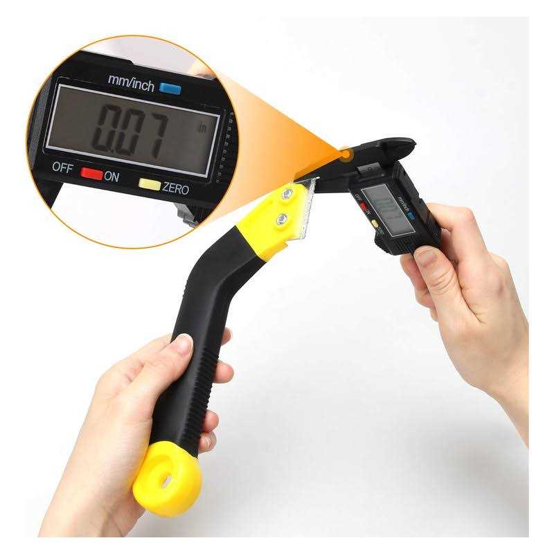 Grout Remover Tile Grout Saw Angled Grout Scraping Rake Tool with 3 Pieces Extra Replacement Accessories for Tile Cleaning - Image 4