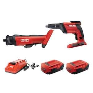 Hilti 22V Lithium-Ion Cordless Brushless SCO 6 Cut-Out 3-Tool Combo Kit with Screwdriver, Impact Driver, Batteries and Charger - Image 2