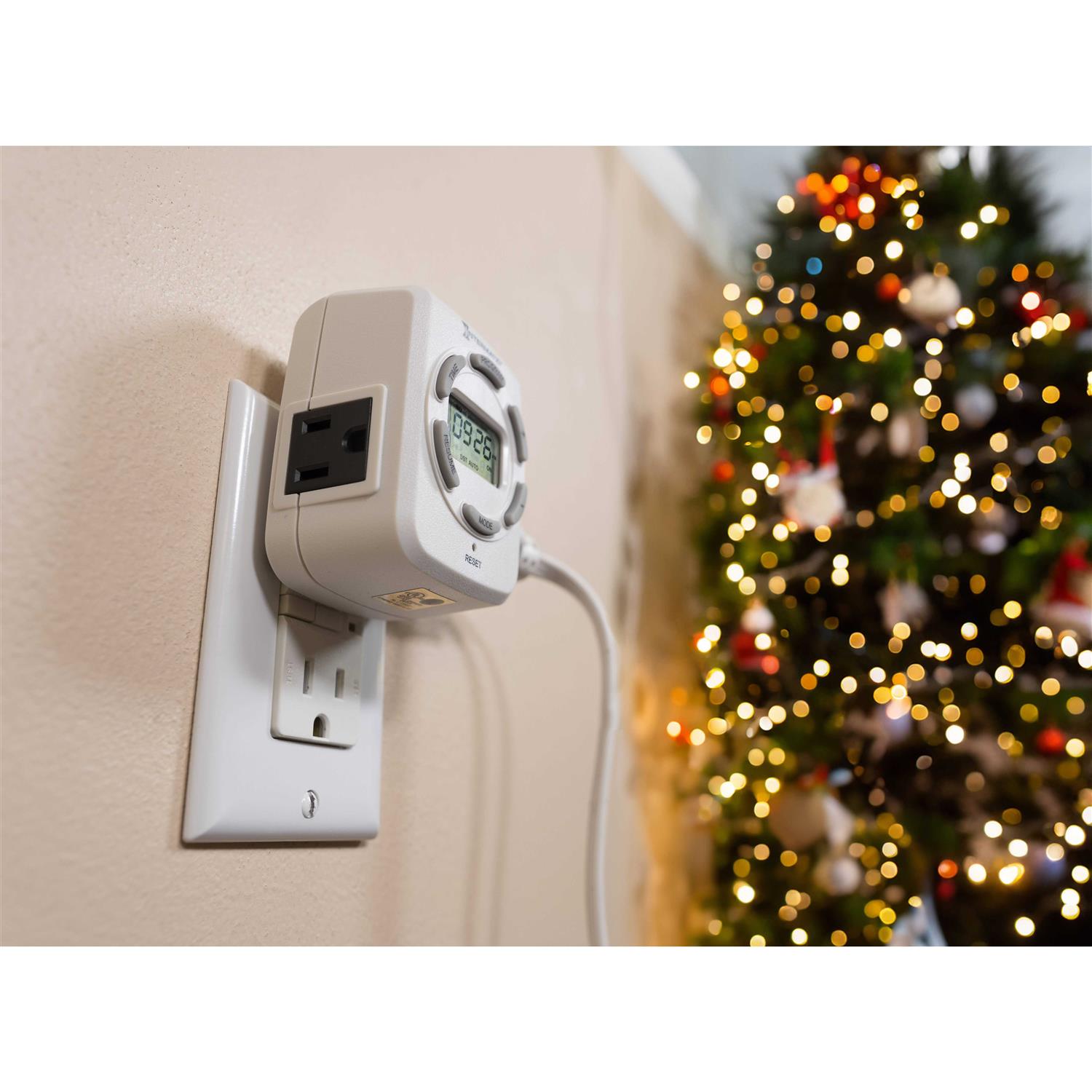 Intermatic DT122K 15 Amp Two-Outlet Heavy Duty Digital Indoor Timer - Image 2