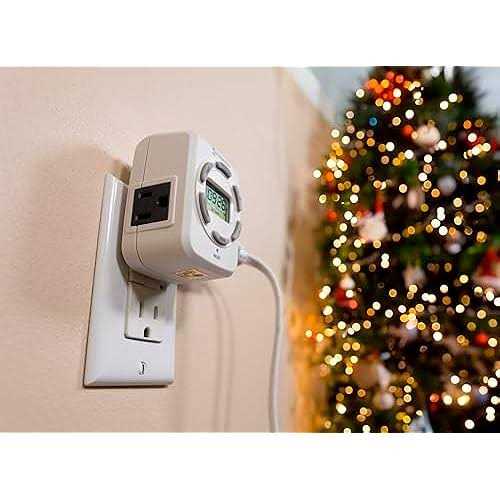 Intermatic DT122K 15 Amp Two-Outlet Heavy Duty Digital Indoor Timer - Image 4