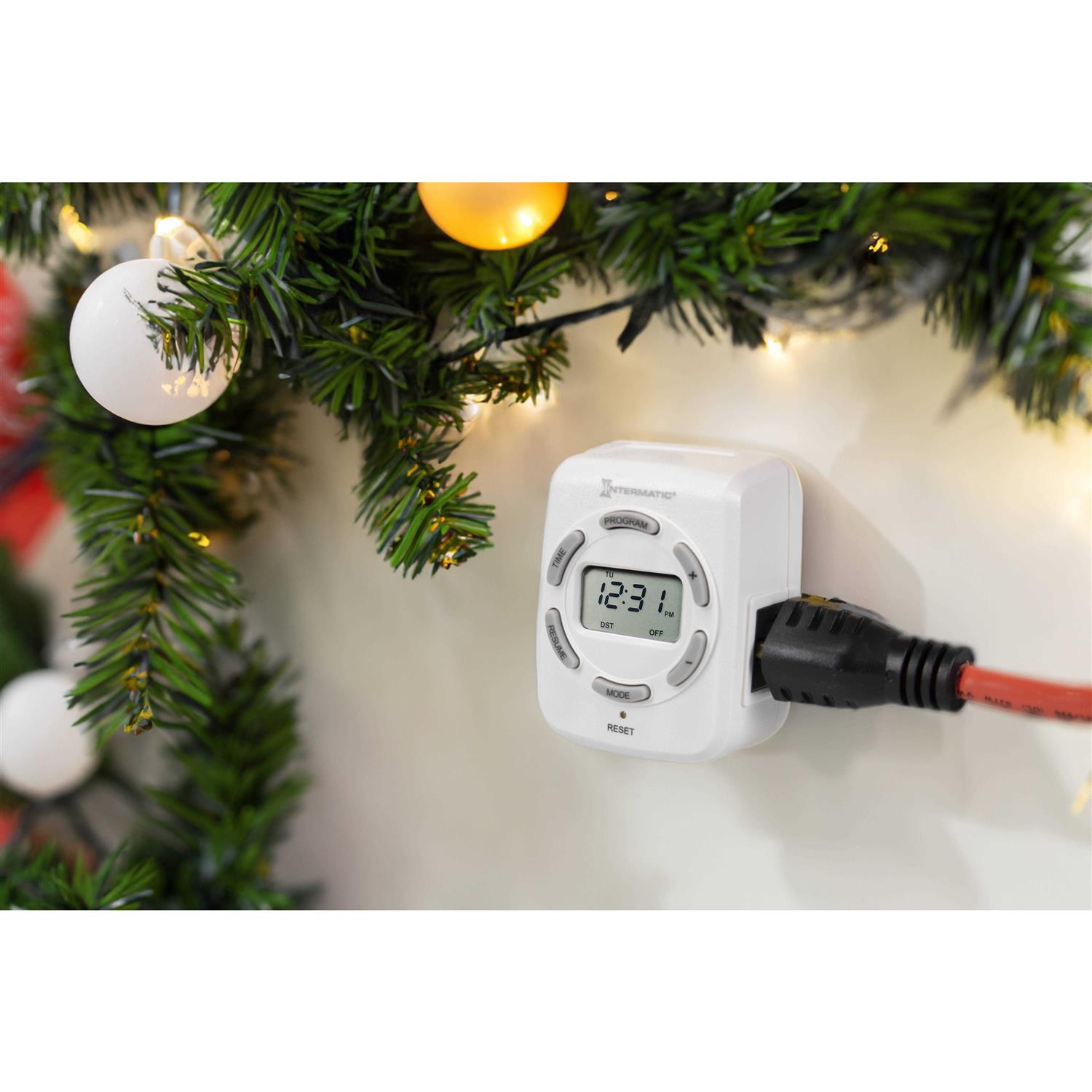 Intermatic DT122K 15 Amp Two-Outlet Heavy Duty Digital Indoor Timer - Image 5