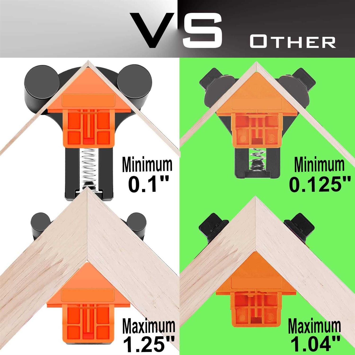 60/90/120 Degree Multi Angle Pro Corner Clamp for Woodworking Set of 4 - Image 5