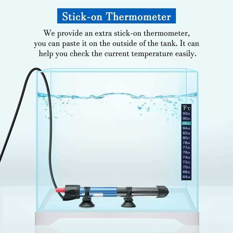 Hitop-Fish Hitop 50W/100W/300W Adjustable Aquarium Heater - Image 2