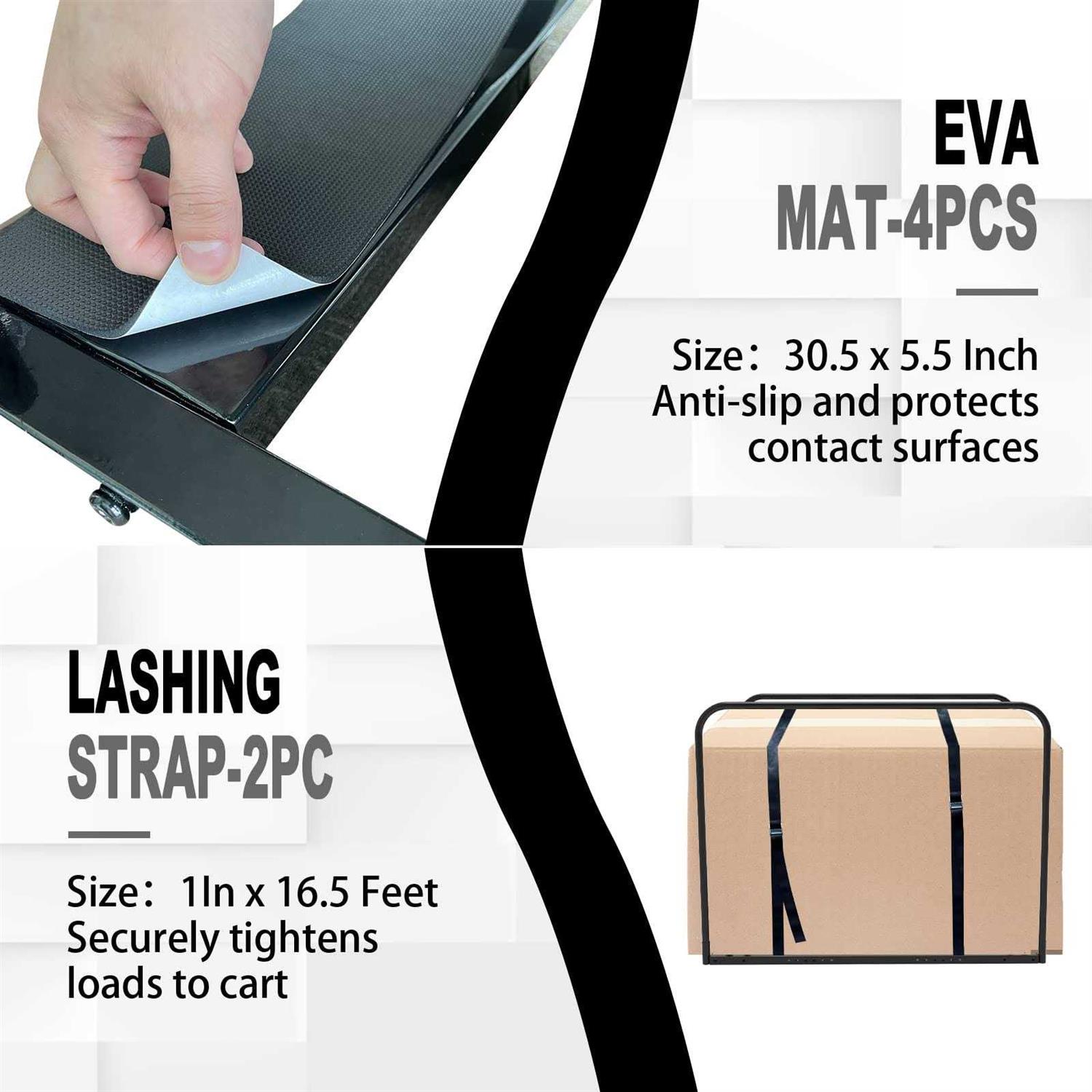 Folding Table Cart, Table Dolly With Braking Caster To Store And Move Folding Round Table Heavy Duty Panel Dolly For 10 Table Capacity With Gift - Image 4