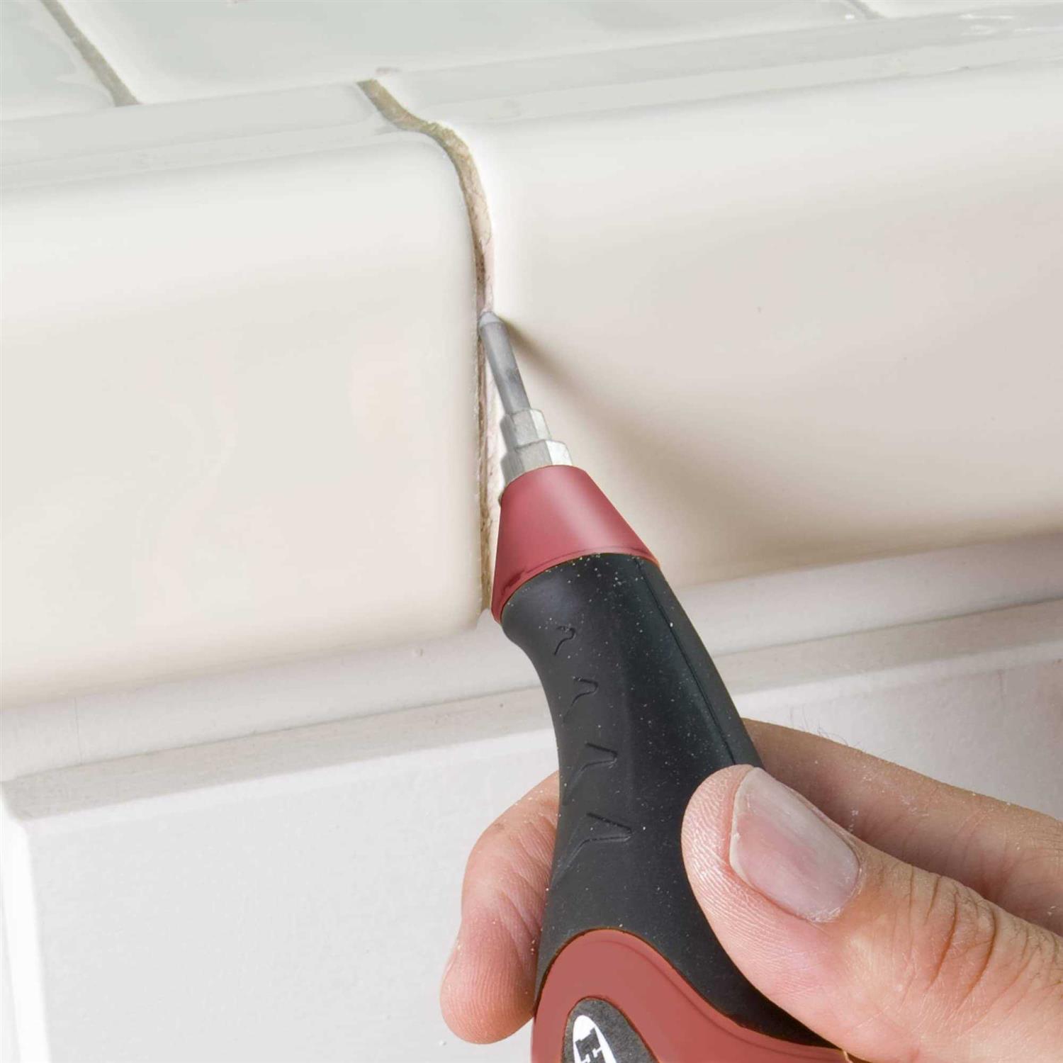 Hyde 19500 Regrout Tool 3-Speed Electric Grout Remover - Image 2