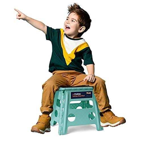 Flottian 13 Folding Step Stool for Adults and Kids Holds Up to 300 lbs,Non-Slip Folding Stools with Handle - Image 5