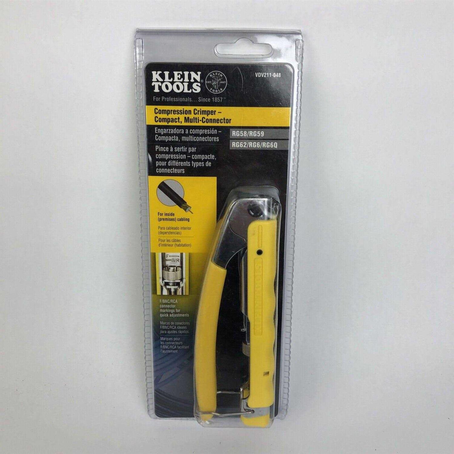 Klein Tools VDV211-048 Compression Crimper - Image 3