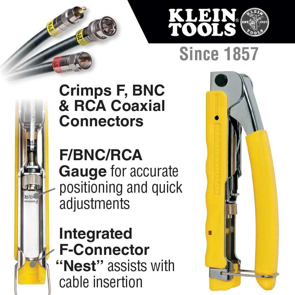 Klein Tools VDV211-048 Compression Crimper - Image 5