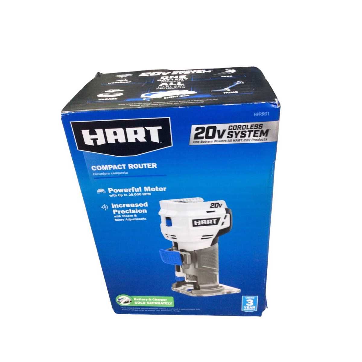 Hart 20-Volt Cordless Trim Router HPRR01 - Image 4