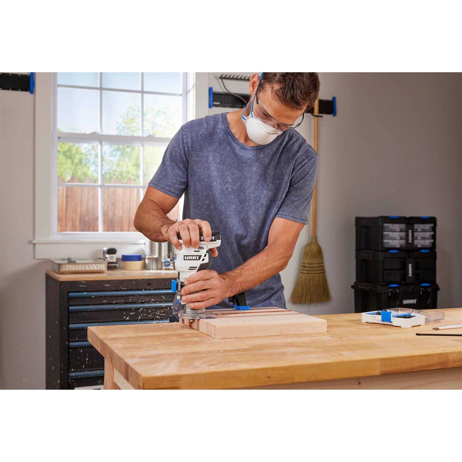 Hart 20-Volt Cordless Trim Router HPRR01 - Image 5