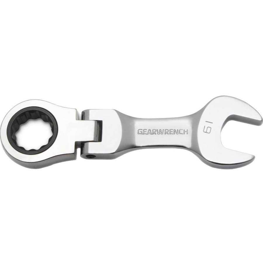 GearWrench 10-Piece Metric Stubby Flex Ratcheting Wrench Set 9550 - Image 5