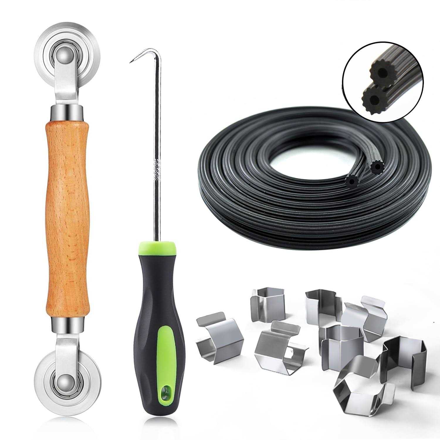 King&Charles Screen Repair Kit 4 in 1 Screen Roller Tools