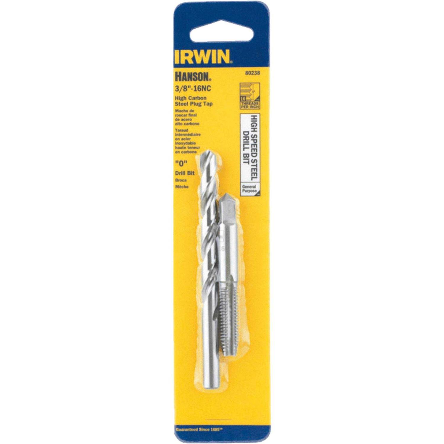 Irwin 80238 Tap and Drill Bit Set