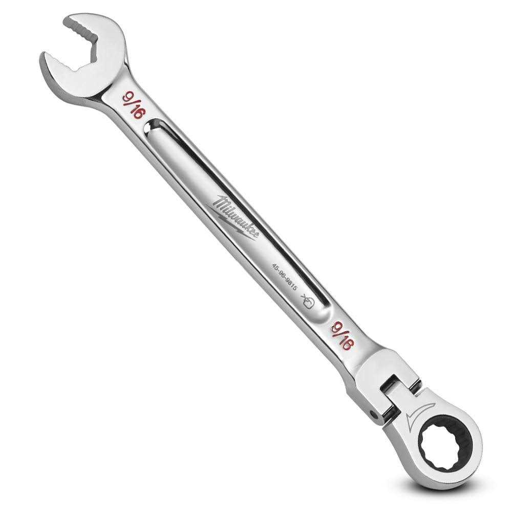 Milwaukee Combination Wrench Flex Head Ratcheting 45-96 - Image 3