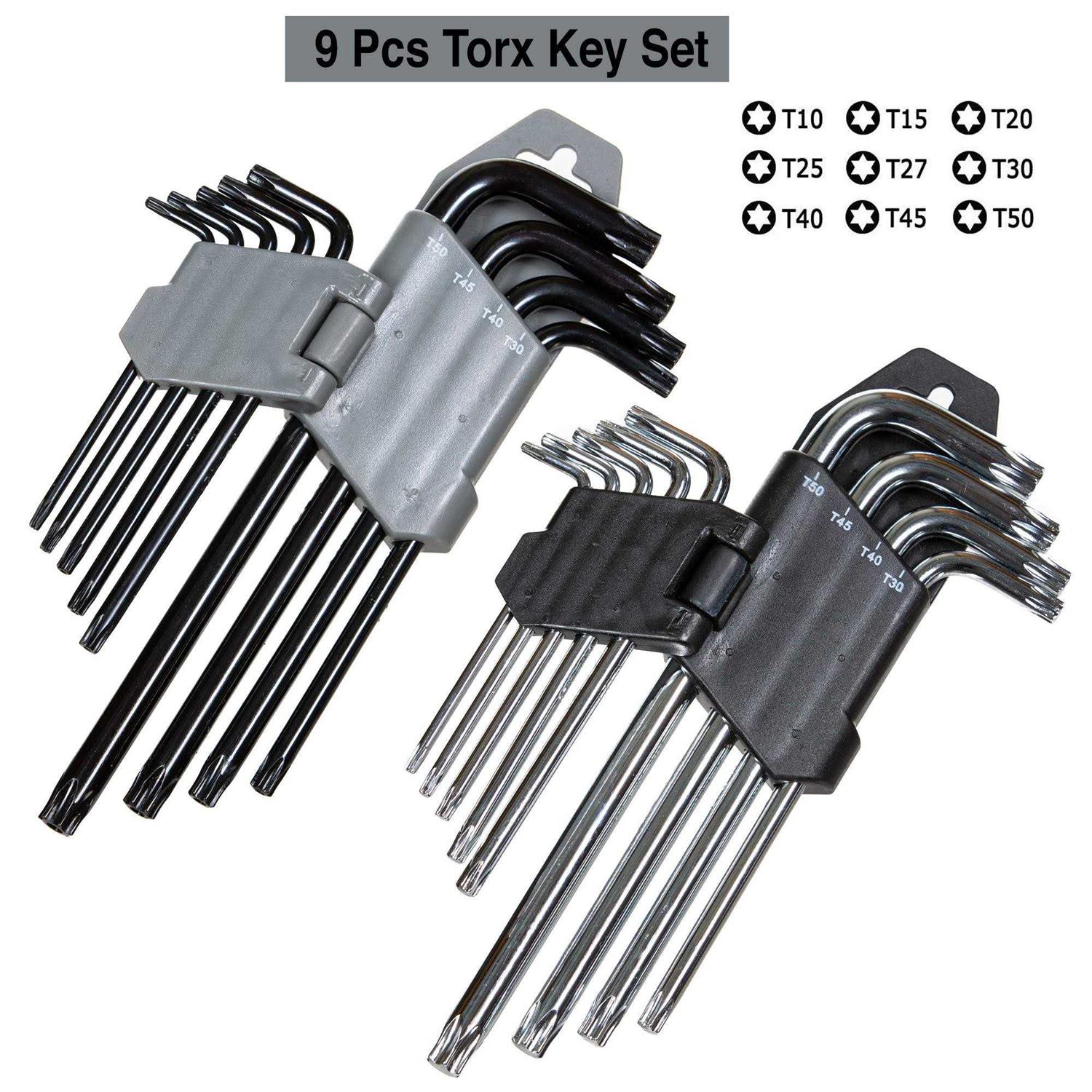Owl Tools Torx Wrench and Security Bit Wrench Set 9 Standard Torx Star Wrenches and 9 Security Tamper Proof Torx W - Image 4