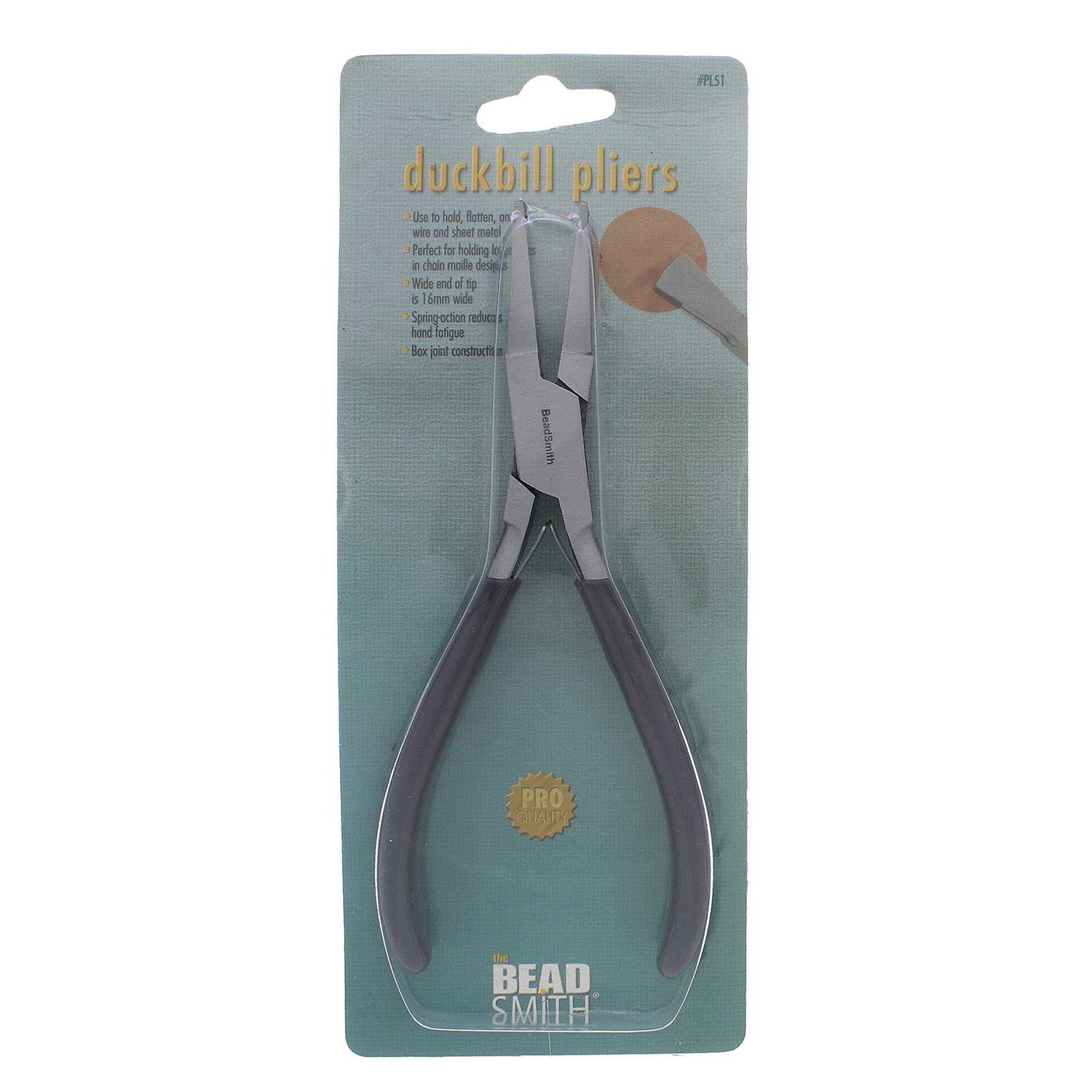 The Beadsmith Duck-Bill Pliers to Flatten or Loop Metal Wire and Sheets - Image 5