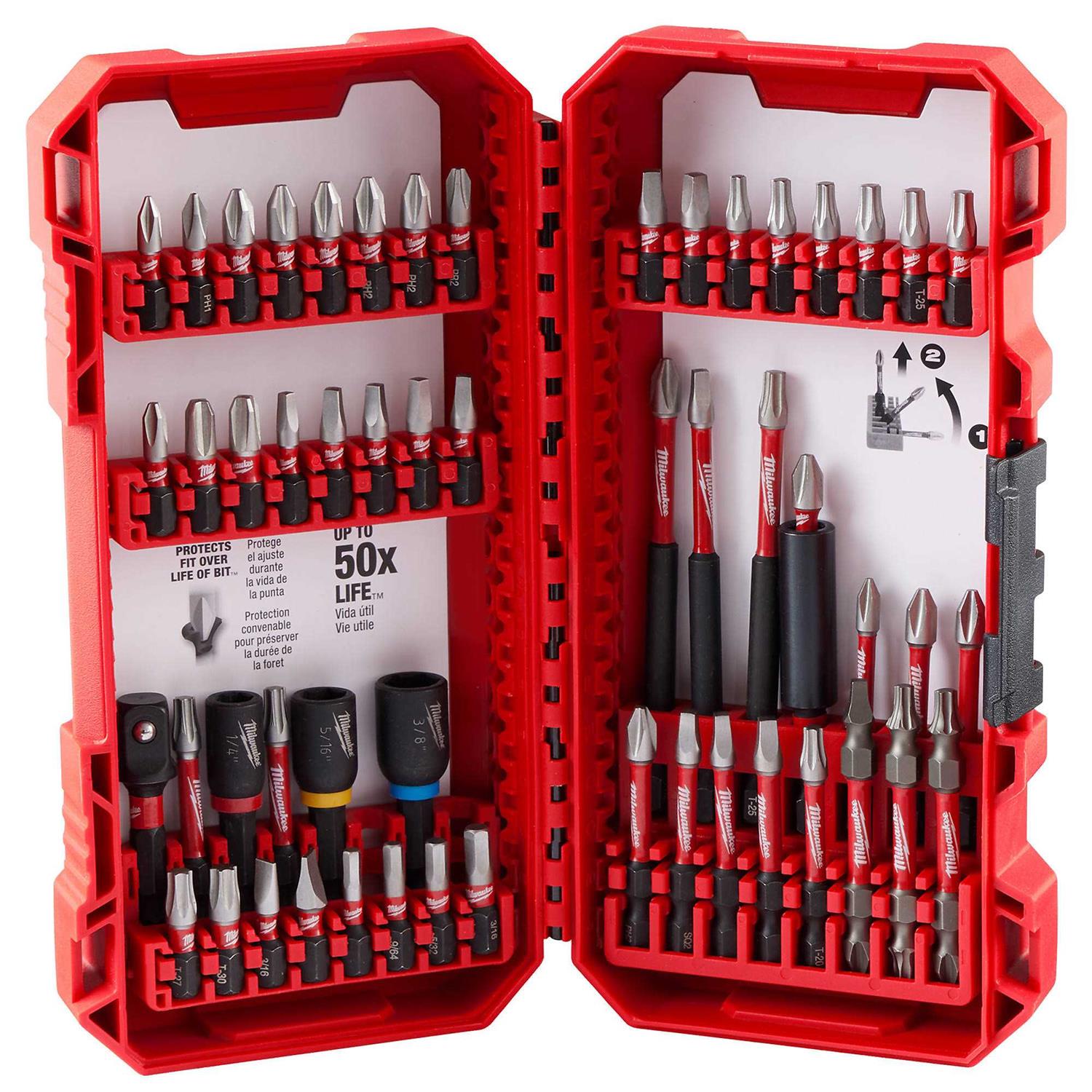 Milwaukee 48-32-4010 SHOCKWAVE Impact Duty Driver Bit Set