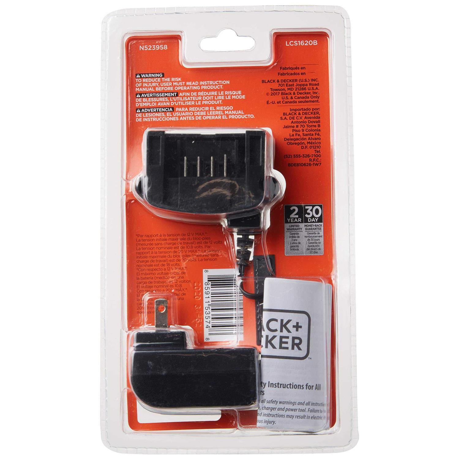 Black+decker 20v Max* Lithium Battery Charger - Image 3