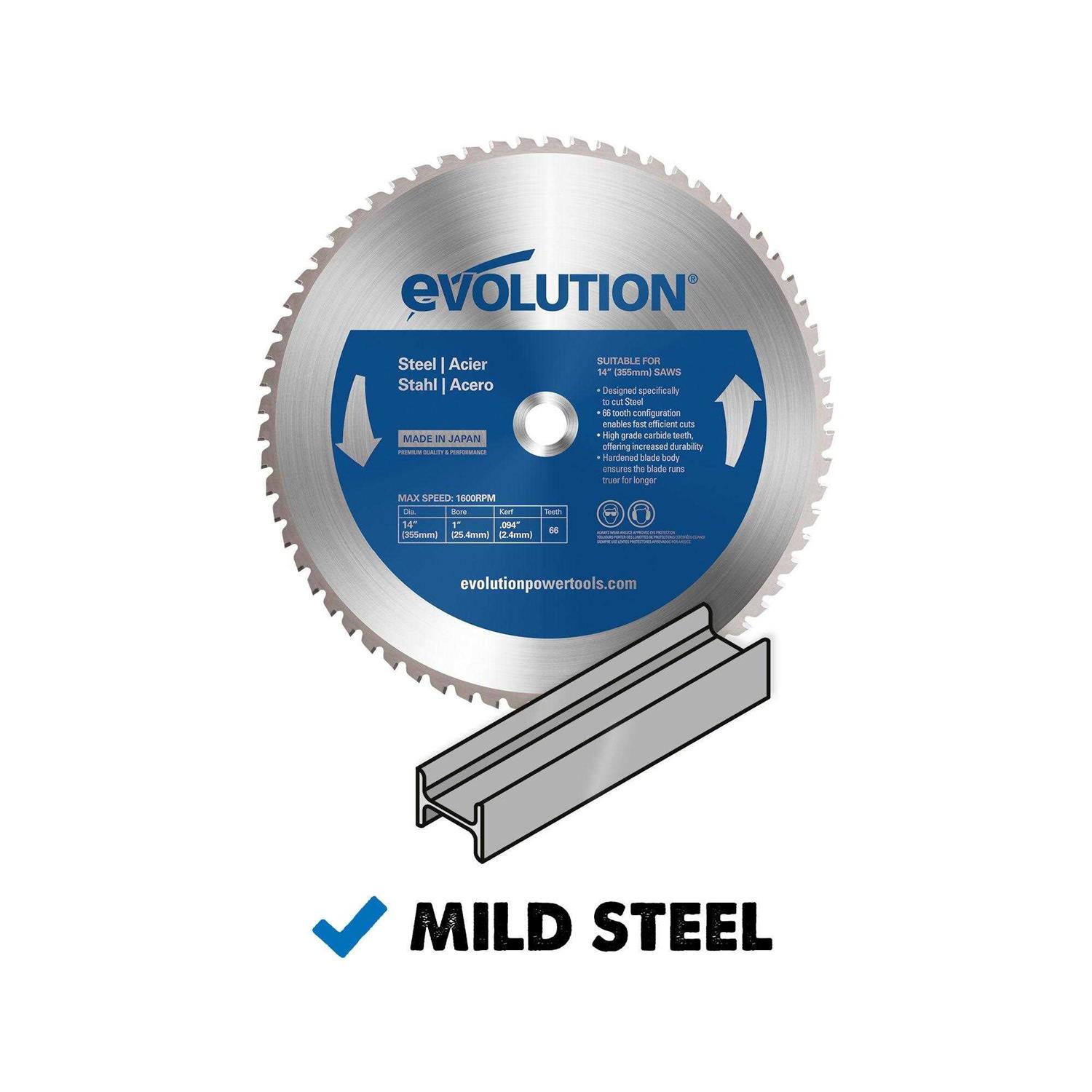 Evolution 14 Steel Cutting Blade 14BLADEST - Image 5