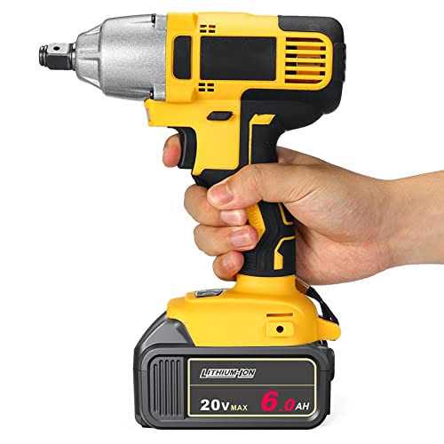 Amicross DCB206 20V 6.0Ah Max XR LED Display Replacement Battery Compatible with DeWalt Dcs356b - Image 3