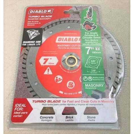 Diablo 7 in. Diamond Turbo Masonry Cut Off - Image 3