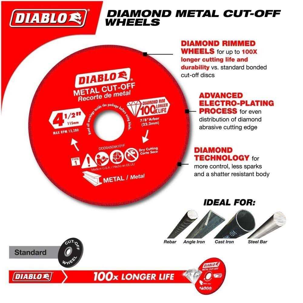 Diablo Diamond Metal Cut-Off Blade DDD045DIA101F - Image 3