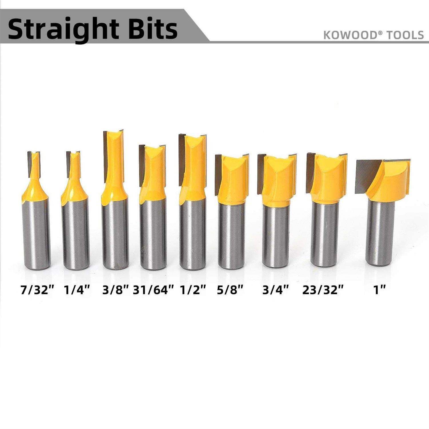 KOWOOD Router Bits Set 1/2 Inch Shank 70 - Image 2