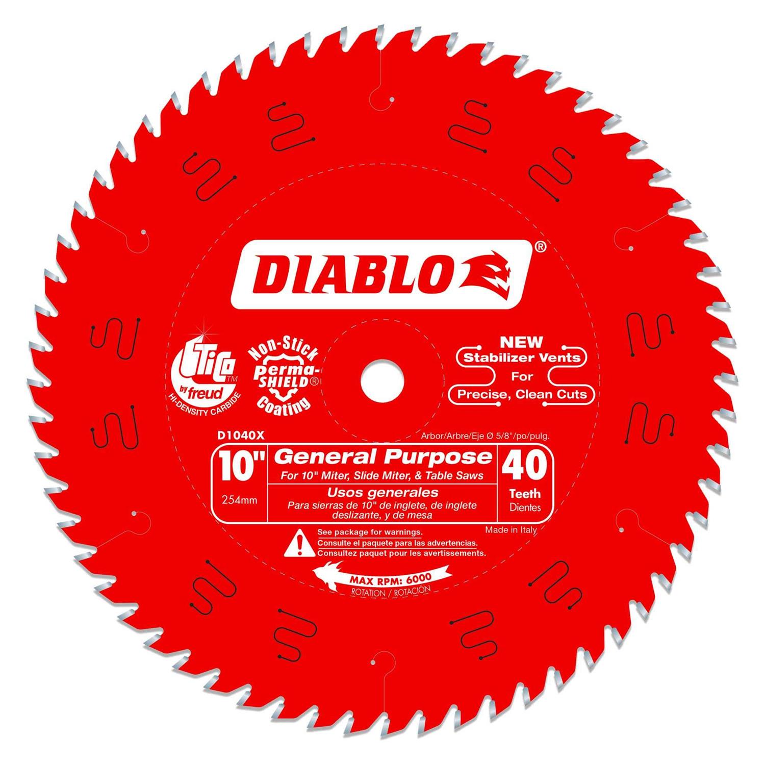 Diablo General Purpose Saw Blade D1040X - Image 5