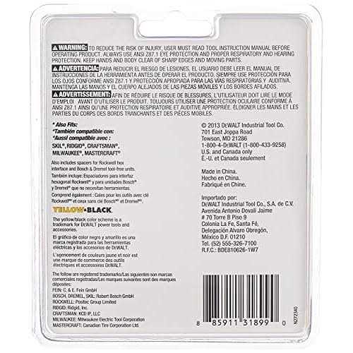 Dewalt Oscillating Carbide Grout Removal Blade DWA4219 - Image 3