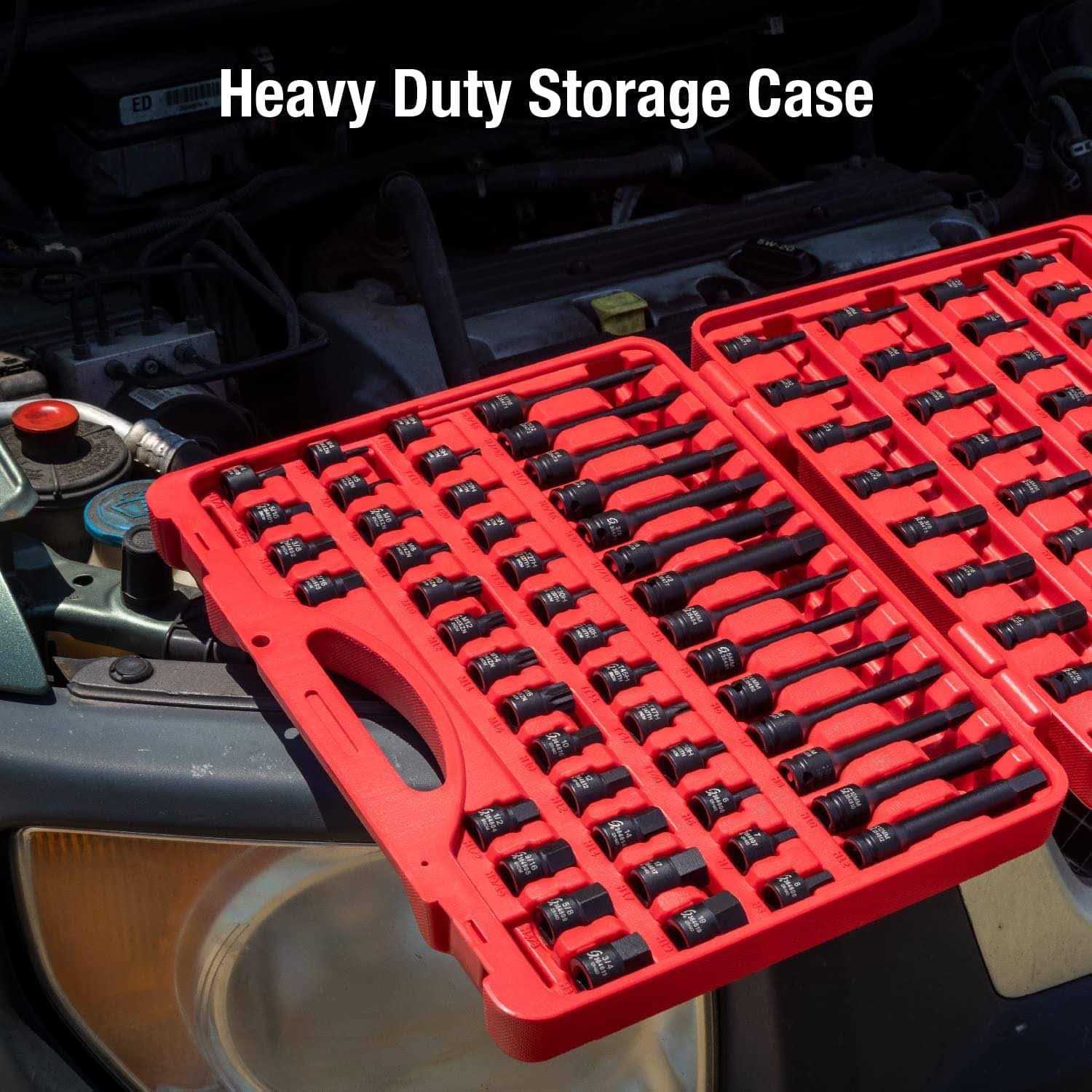 Sunex 3569 84 Piece 3/8 Dr. Master Hex Bit Impact Socket Set - Image 3