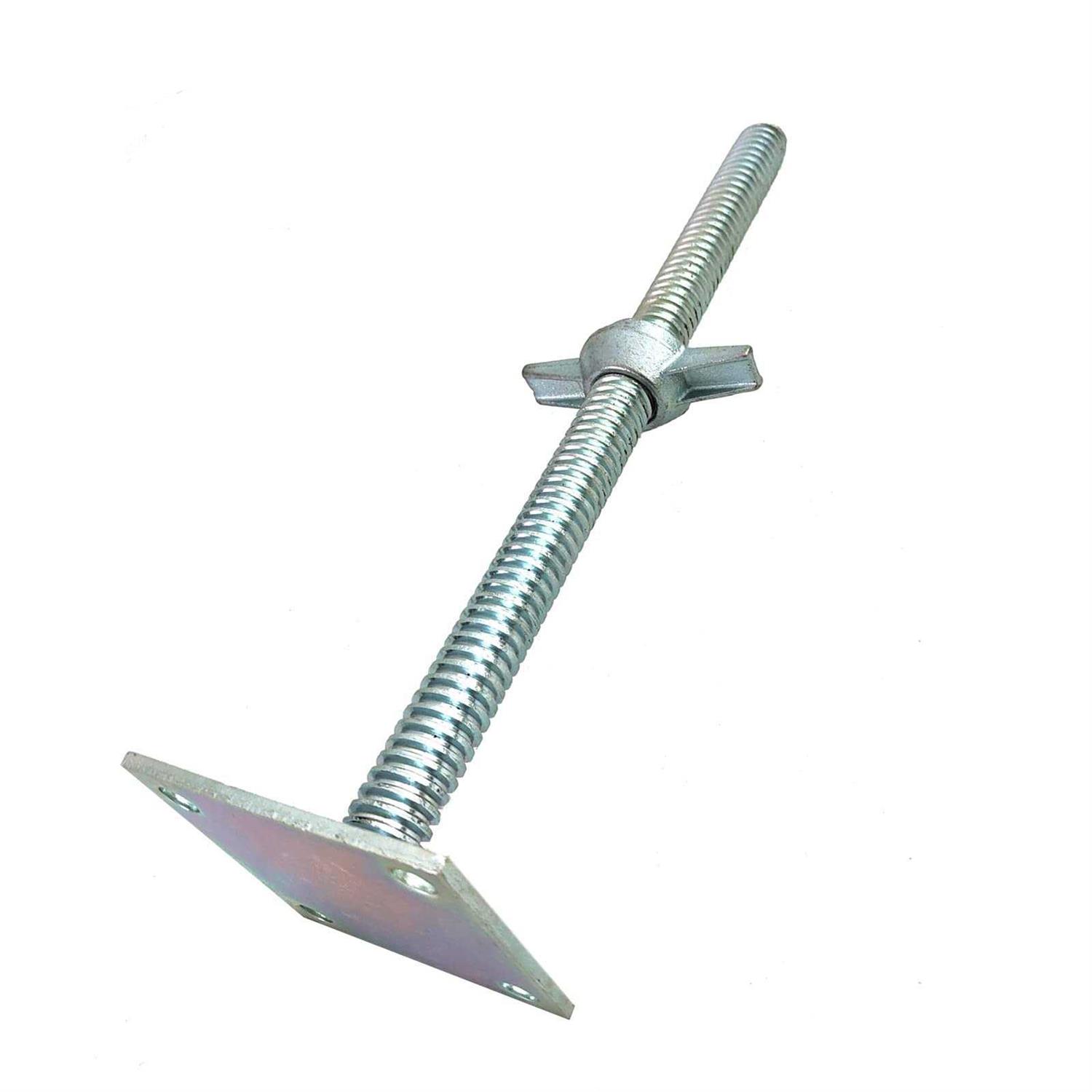 GaeaAuto 4 Pack Adjustable Leveling Jack Solid Screw Jacks with Base Plate for Baker-Style Scaffolding - Image 4