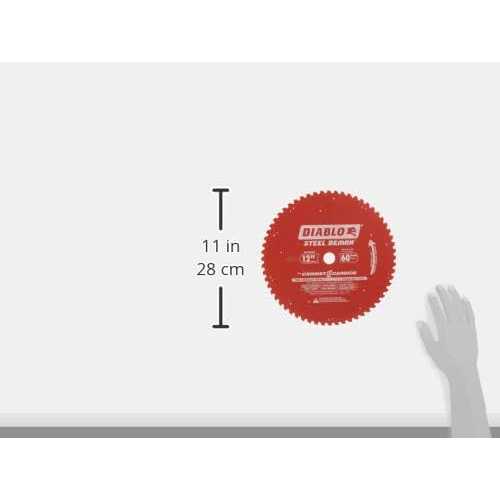 Diablo D1260CF 12 in x 60 Tooth Steel Demon Metal Cutting Saw Blade - Image 3