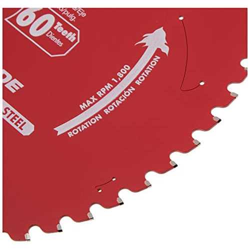 Diablo D1260CF 12 in x 60 Tooth Steel Demon Metal Cutting Saw Blade - Image 5