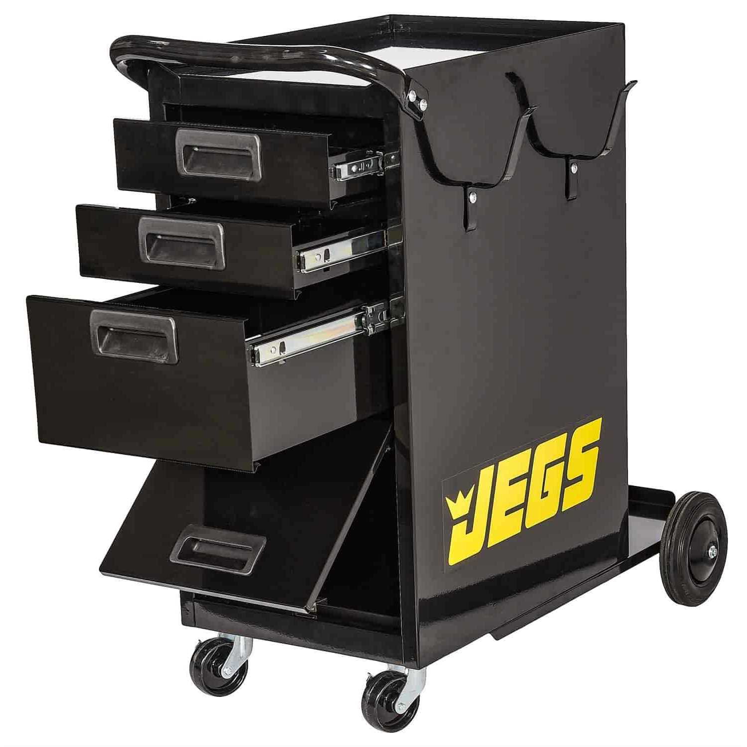 JEGS 81641 Steel Welding Cart with Drawers - Image 2