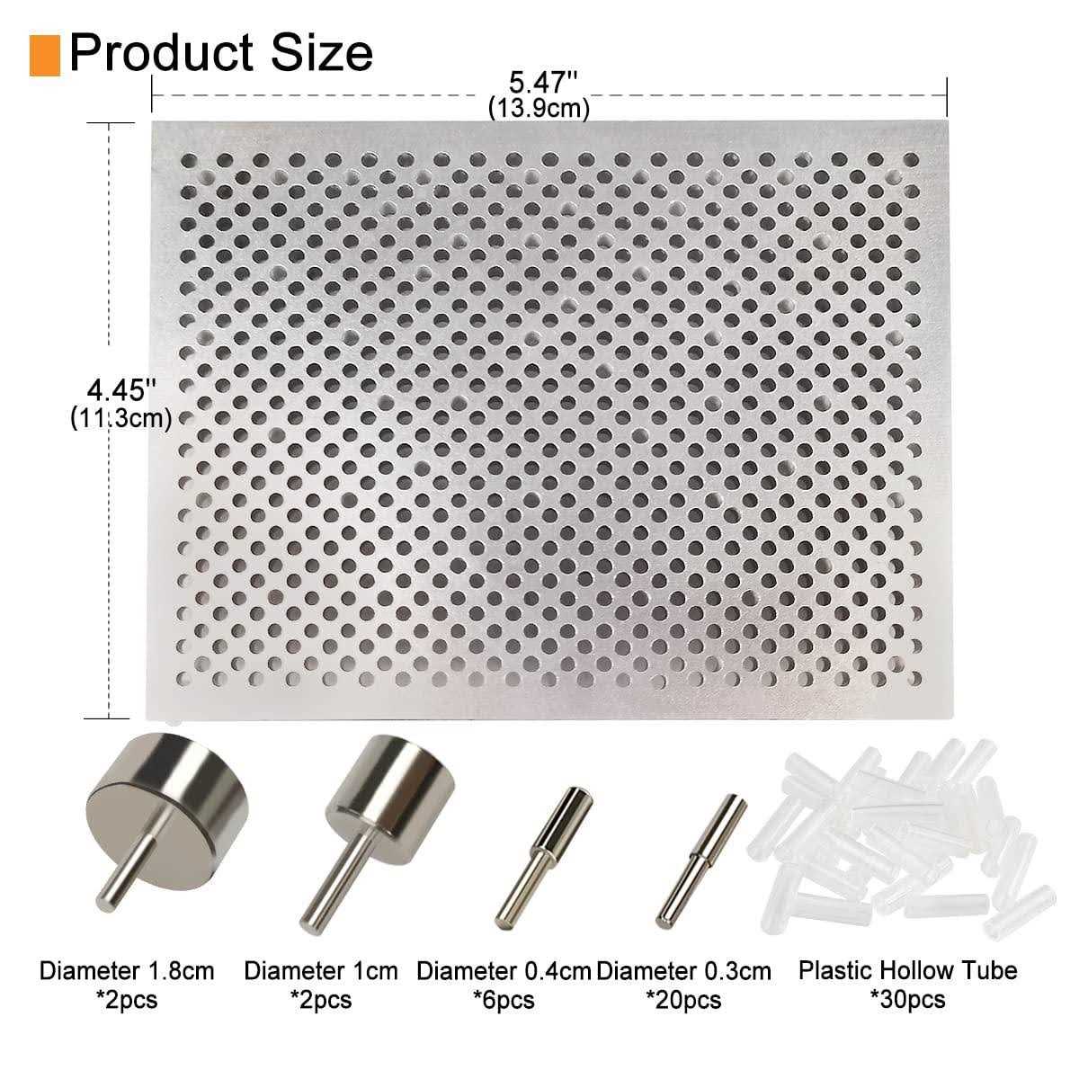 hobbyworker The hobbyworker Wire Bending Jig,Wire Jig includes 30 Metal pegs for Jewelry Making Tools and Wire Wrapping Supplies - Image 3