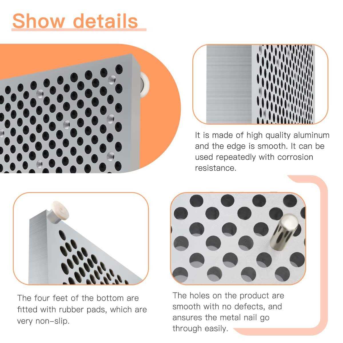 hobbyworker The hobbyworker Wire Bending Jig,Wire Jig includes 30 Metal pegs for Jewelry Making Tools and Wire Wrapping Supplies - Image 5