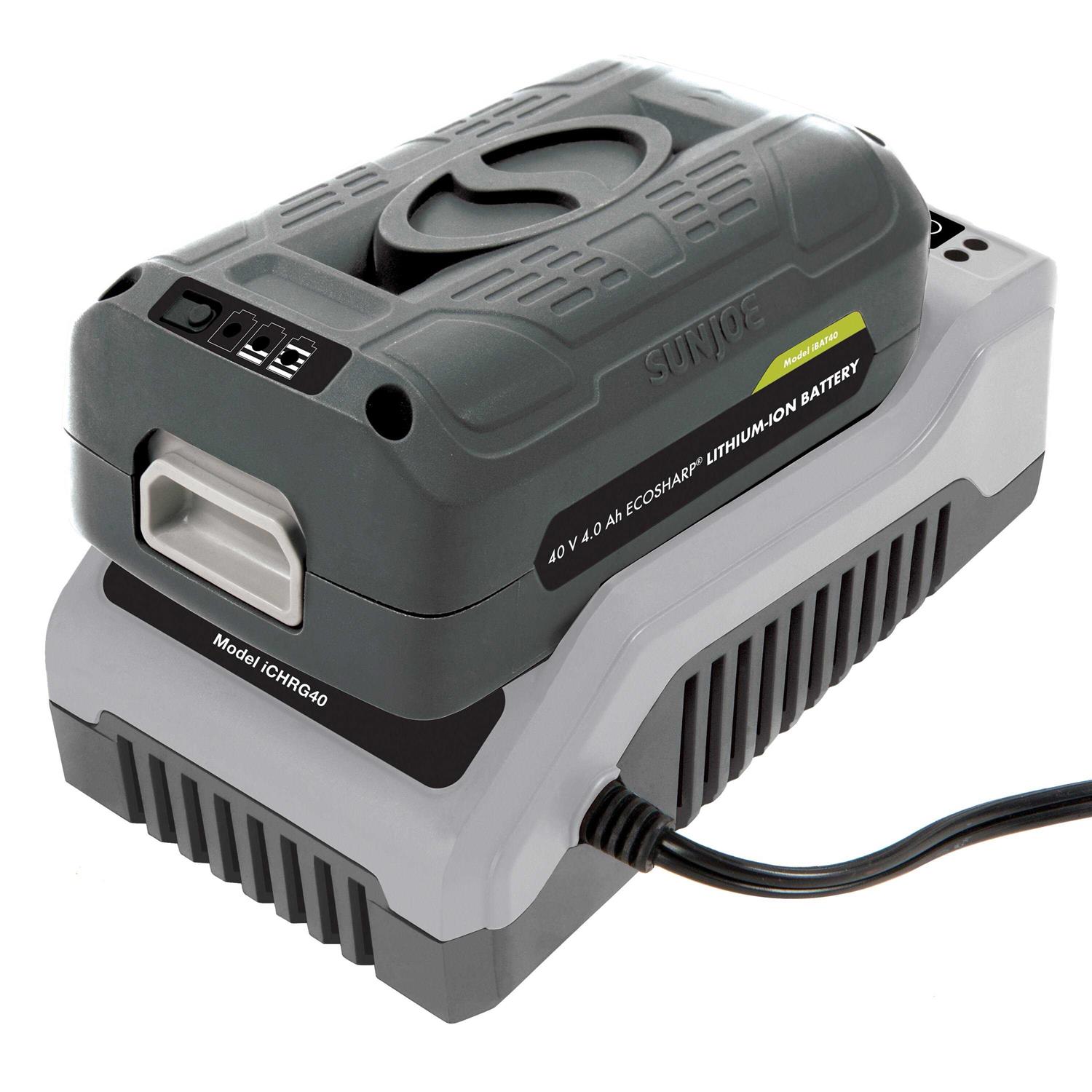 Snow Joe iBAT40 40-Volt EcoSharp Lithium-Ion Battery - Image 4
